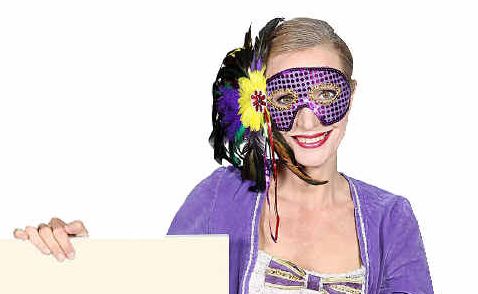 Think outside the box to create a unique fancy dress costume. Think outside the box to create a unique fancy dress costume.